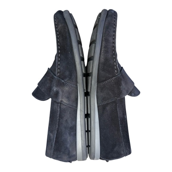 Vince Men's Black Suede Slip On Loafers - Picture 4 of 11